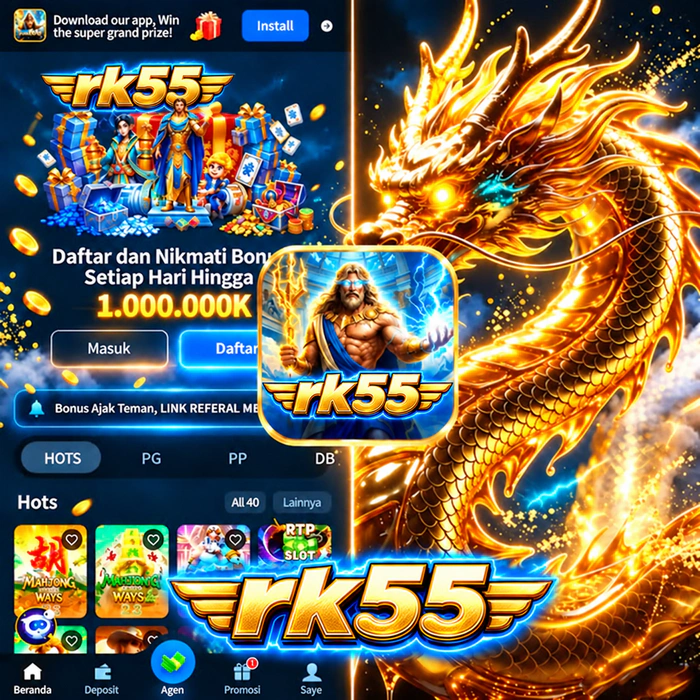 rk55 · Daftar dan klaim paket pemain baru!